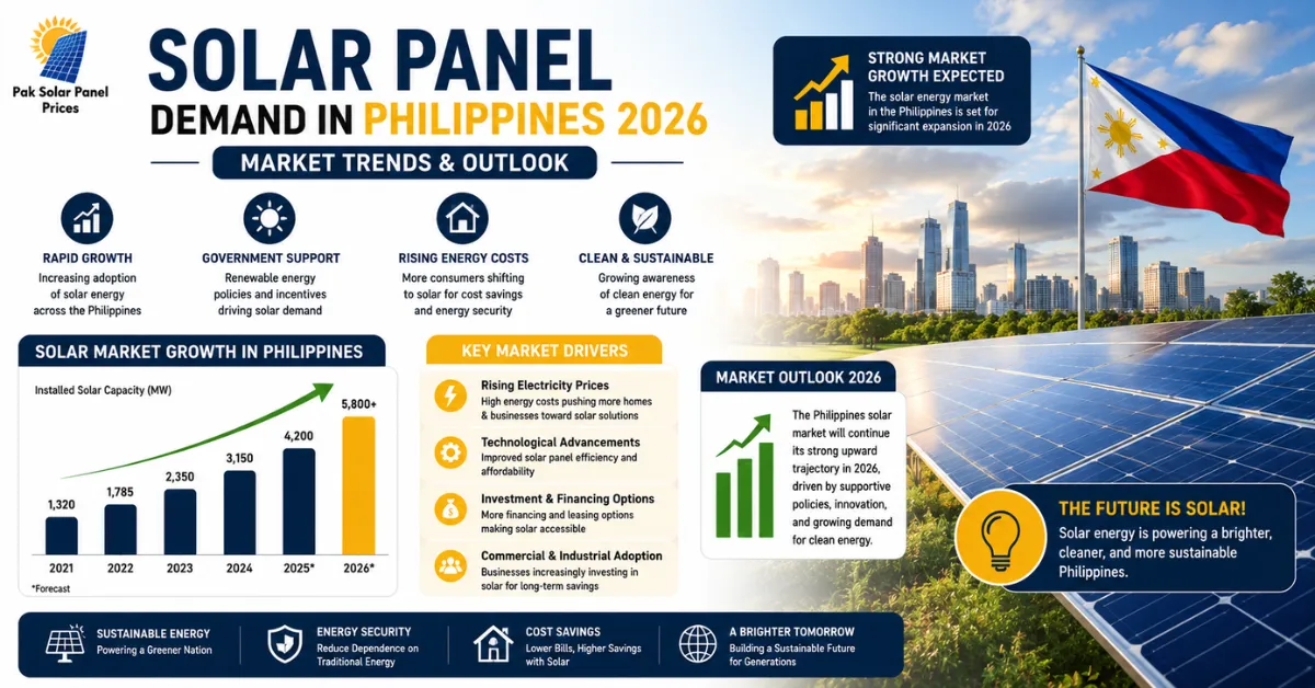 Solar panel demand in the Philippines 2026 market trends and growth forecast