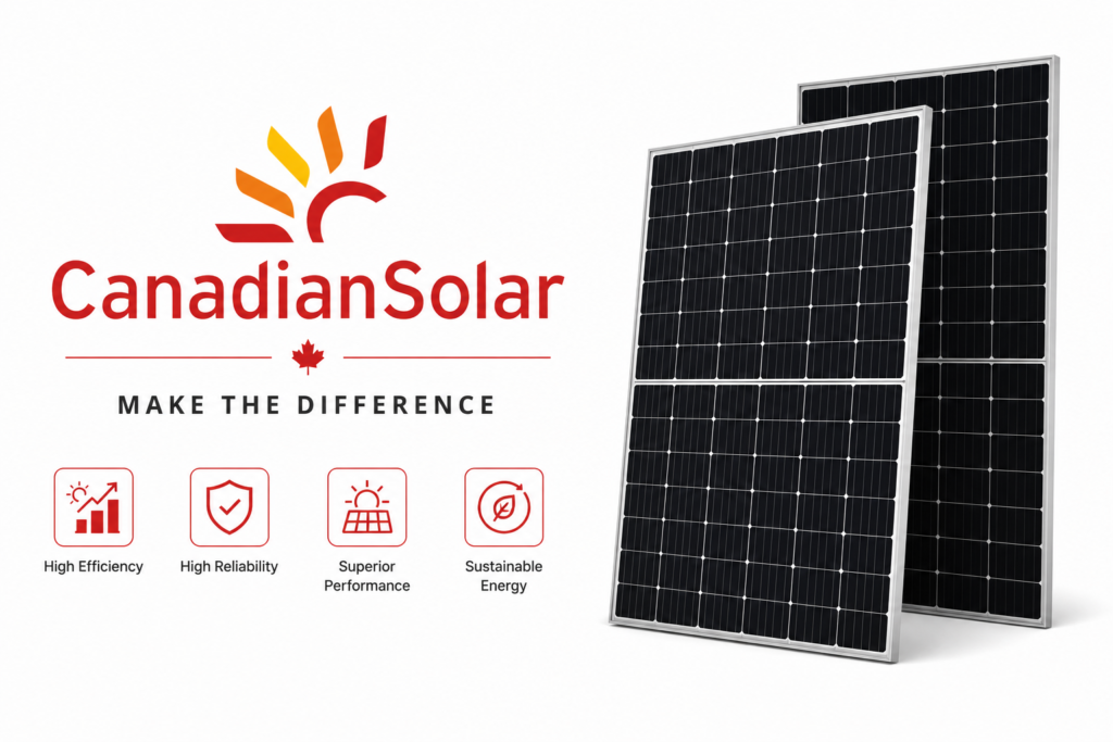 Canadian Solar high-efficiency solar panels with premium mono PERC modules and latest price in Pakistan 2026