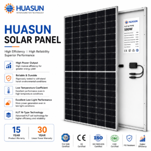 Huasun Solar Panel with advanced HJT solar technology