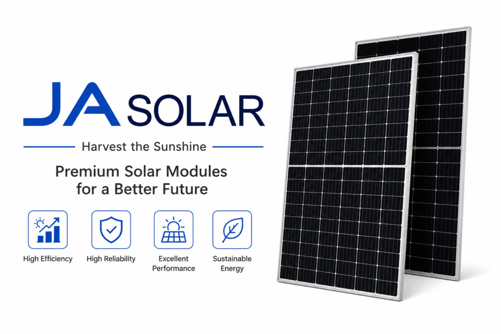 JA Solar premium mono solar panels with updated price in Pakistan 2026 and high-efficiency technology
