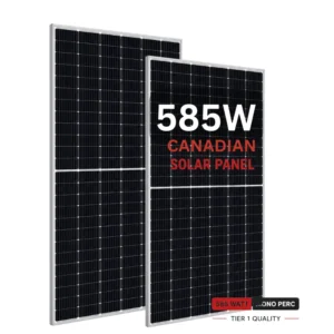 Latest Canadian Solar 585W bifacial solar panel price in Pakistan 2026 with A-grade TOPCon module