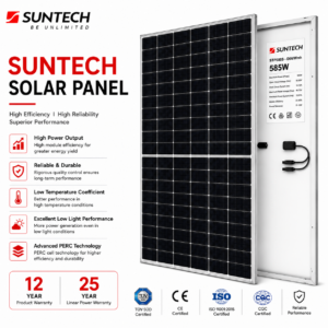 Suntech Solar Panel with premium photovoltaic cells