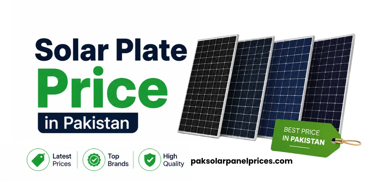 Solar Plate Price in Pakistan 2026 – Latest Solar Panel Prices and Top Brands