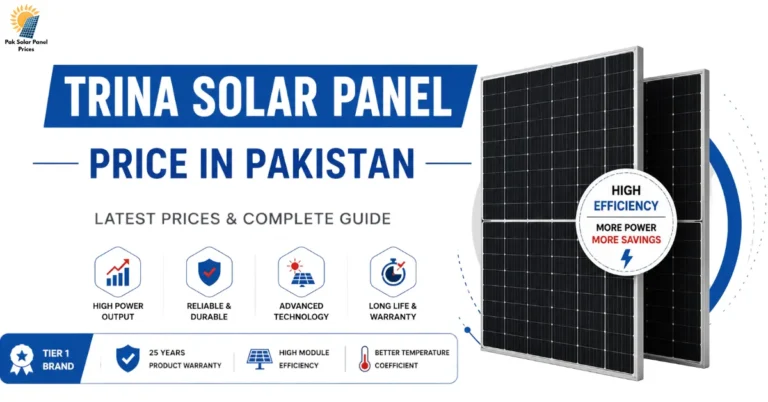 Trina Solar Panel Price in Pakistan 2026 – Updated Trina Solar Panel Rates