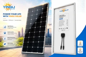 Yingli Solar Panel with high efficiency solar technology