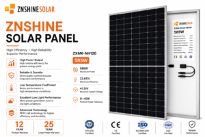 ZNShine Solar Panel with advanced solar technology