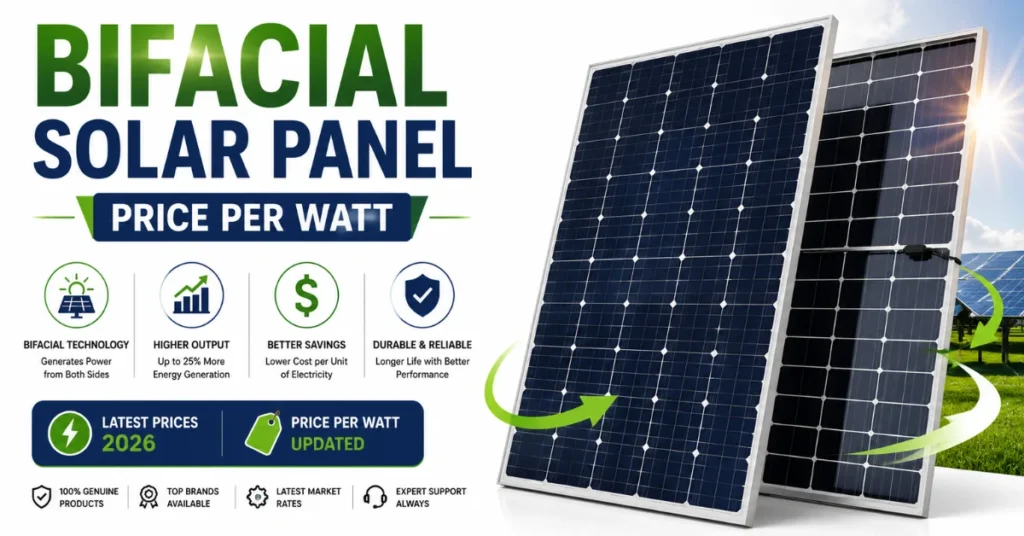 Bifacial solar panel price, bifacial solar panels, solar panel price per watt, bifacial solar technology, solar panels in Pakistan