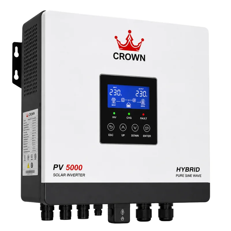 Crown Inverter Price in Pakistan, Crown Solar Inverter, Crown Hybrid Inverter, PV 5000 Solar Inverter, Pure Sine Wave Solar Inverter