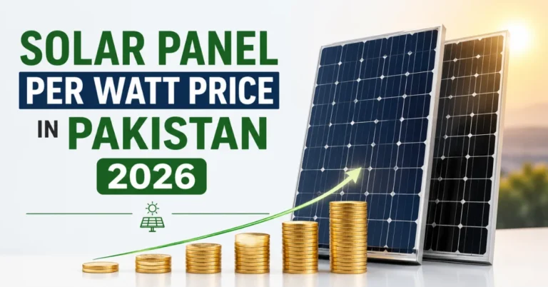 Solar panel per watt price in Pakistan, solar panel price 2026, solar panel price per watt, solar panel cost Pakistan, solar panel rates