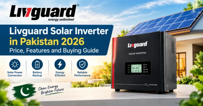 Livguard solar inverter in Pakistan with solar panels for home use